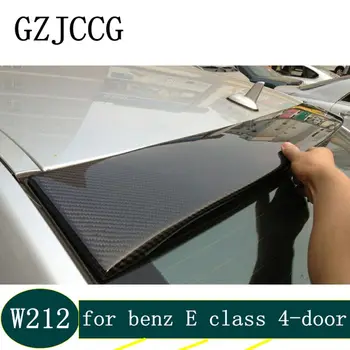 Za Mercedes E razreda w212 4-vrata iz ogljikovih vlaken Lorinser slog zadaj prtljažnik krila strešni spojler za benz 2010-