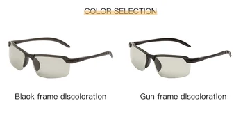 Nove Klasične Photochromic Moške blagovne Znamke Oblikovalec Kameleon Prostem Vožnje Safty sončna očala Moški Spremeniti Barvo Očala UV400 oculos