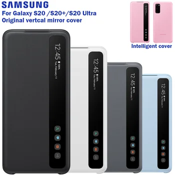 Za Samsung Galaxy S20 S20+ S20Ultra S20 Ultra Ogledalo Smart Zaščitna Primeru All Inclusive Anti-padec Pametne Spanja Elektronske Pokrov
