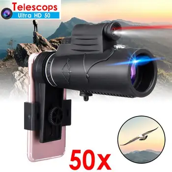 Skupina Navpično Sestavo 50X60 Optični Zoom HD Objektiv Teleskop za iPhone, Samsung r20