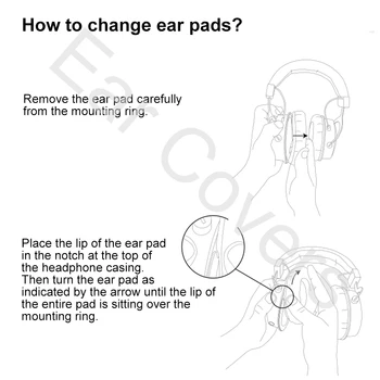 Blazinic Za Sony MDR ZX300 MDR-ZX300 Slušalke Earpads Zamenjava za Slušalke Ear Pad PU Usnje Goba Pene