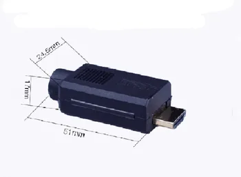 1Pcs NOV vmesnik HDMI signali, Terminalski Zlom Plastični Pokrov DIY