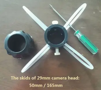 Nepremočljiva 512Hz oddajnik 29mm samonivelirni glavo kamere se uporabljajo za kanalizacijski odtok za pregledovanje cevi
