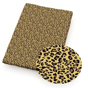 50*145 cm Risanka Leopard Geometrijske Natisnjeni Poliester Bombaž Tkanina Za Šivanje Oblačil, Izdelava Domačega Tekstilnega Za Polovico Dvorišče,1Yc10114