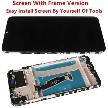 Za Huawei Y6P 2020 Zaslon LCD+Touch Screen z Okvirjem Brez Mrtvih Pikslov Zaslon Zamenjava Za Huawei Y6P 2020 MED-L29 MED-LX9