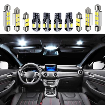 Za 2011-2017 Chrysler 200 Bel avto dodatki Canbus Napak LED Notranjosti Branje Svetlobe Svetlobni Kit Zemljevid Dome Licence Lučka