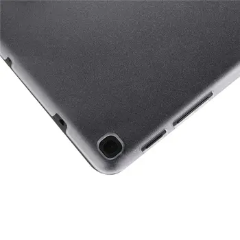 Ultra-tanek Pu + Prozorno Ohišje za Samsung Galaxy Tab A 8.0 P200 P205 Projekcijska Stojala Funda Pokrovček za Samsung Galaxy TAB A 8.0 2019