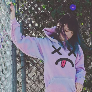 Yolanda Paz Ženske Smeška punk majica ženska smešno hip-hop dobre kakovosti ulične hoodies 2019 jeseni Hoody