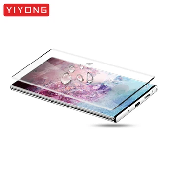 YIYONG 3D Rob Ukrivljeno Steklo Za Samsung Galaxy Note 20 Ultra 10 Lite Kaljeno Steklo Screen Protector For Samsung S20 FE S21 Plus