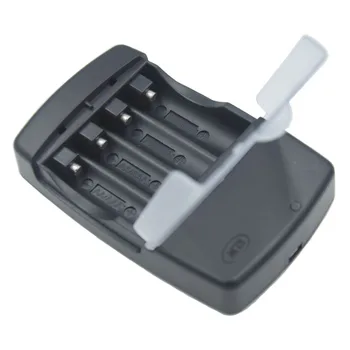 4 Reže Smart USB Polnilec za Baterije za ponovno Polnjenje 1,2 V AA, AAA, AAAA, NiMh, NiCd 1,5 V Alkalni 3.2 V LiFePo4 14500 10440