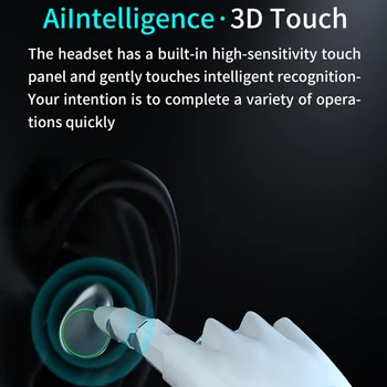 O16 TWS Brezžična tehnologija Bluetooth 5.1 Touch Kontrole in-Ear Slušalke z Močjo Zaslon