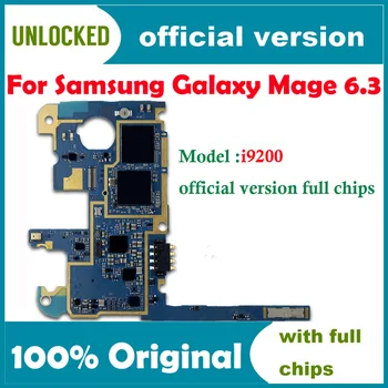 Celotno preizkušen za Samsung Galaxy Mega 6.3 i9200 i9205 Matično ploščo z Android Sistem,Original odklenjena Logika dobre delovne Plošče
