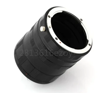 Makro Razširitev Cev Objektiva adapter ring za Nikon D7100 D5200 D5000 D3100 D3200 D800 D610 D90 D80 D60 D4 D3 D750
