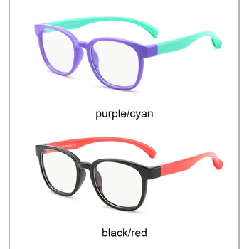 Kvadratni Anti-Ray Očala Modro Blok Eyeglass Okvir Računalniške Igre Očala Očala Otroci Fantje Dekleta Modra Svetloba Blokiranje Očala