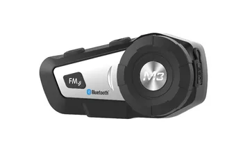 Novo Mornystar M3 Plus Bluetooth Motoristična Čelada Interkom FM Interfonski Slušalke+Mehko Mikrofon za Full Face Čelado