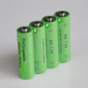 4PCS/veliko 1,5 V AA 3000mah Baterije alkalne Baterije za ponovno Polnjenje 2100mah 1,5 V AAA Baterije za Svetilka, polnilne Baterije