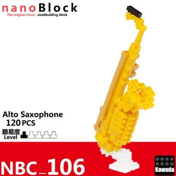 NBC106 Nanoblock Saksofon [Mini Zbirka Serije] 120pcs Starosti 12+