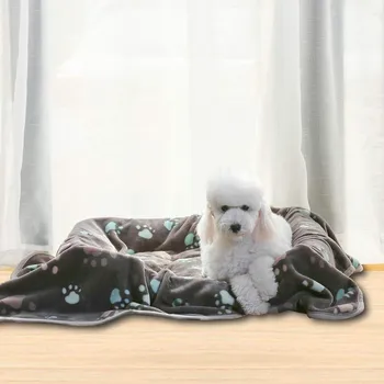 Novo puhasto ljubljenčka psa odeja iz volne odeja iz flisa stroj toplo majhna srednje velika velika psa posteljo, kuža, mačka pet blazina mehka odeja