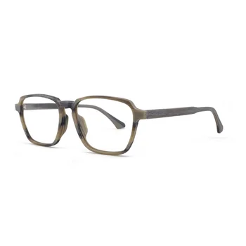 HDCRAFTER Moških Očal Okvir Les Kvadratnih Oči, Kratkovidnost Optičnih Očal na Recept Očala Ženske Očal Okvir oculos de grau