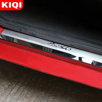 Vrata avtomobila Polico Izvažajo Plošče zaščitni Pokrov so Primerni za Novi Ford Fiesta 2009 - 2019 Pribor 4pcs/set iz Nerjavečega Jekla