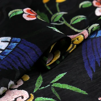 Kitajski slog tiskanja svile, perilo tkanine, svež obleko, perilo tkanine, dihanje svilene tkanine za obleko debelo bombažno krpo