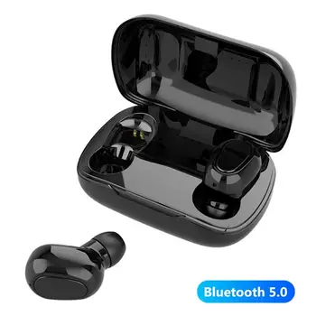 L21 TWS Brezžična tehnologija Bluetooth 5.0 Šport Čepkov Slušalke Stereo Glasbe, Slušalke