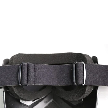 Kolesarjenje Masko Snemljiv Očala Motocikel za boj Proti onesnaževanju Anti-UV Prah-dokazilo Pol Snowboard Čelada Maske oglje