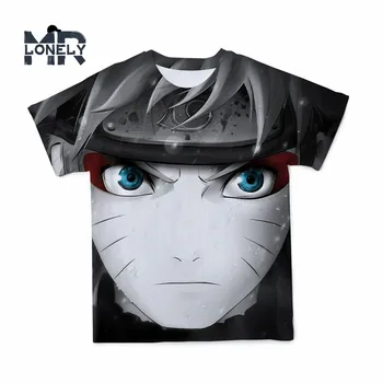 2021 3D Tshirt za Moške Spolne Naruto Kul Japonskih Risank Anime Tiskanja Kratek Rokav T Shirt Ulične Priložnostne majice 110-6XL