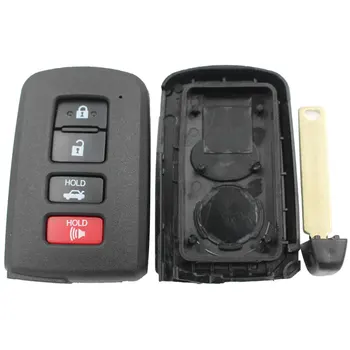 Nove Nadomestne 3+1 Gumb Smart Remote Key Lupini Primeru Fob 4 Gumb Avto Ključ Kritje za Toyota Avalon Camry