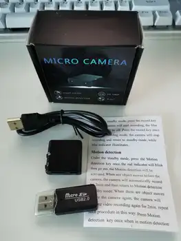 HD 1080P Mini Kamera XD IR CUT Kamere Ir Nočno Vizijo Pero Fotoaparat, Video Snemalnik, Zaznavanje Gibanja Mikro Cam