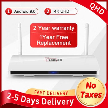 Leadcool TV Box Android 9.0 2020 Amlogic S905W Core Quad 2.4 G WIFI Smart Tv 4K Media Player Android Set Top Box Leadcool PK X96