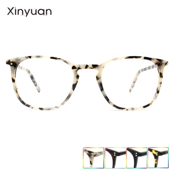 A015 2020 optičnih očal okvir ženske očala na debelo kratkovidnost Retro krog oči očala za moške okviri debelo