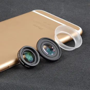 APEXEL Telefon Objektiv Fotoaparata 2 V 1 Posnetek Na 12 X Makro + 24 X Super Makro Objektiv Komplet za Iphone Huawei Xiaomi in Bolj Pametni Telefon