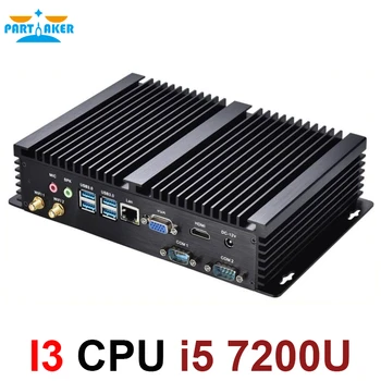 Core i5 7200U Mini PC 4K Ultra HD 3D Blu Ray Mini PC Windows 10 16GB RAM USB 3.0 Minipc Linux brez ventilatorja Core i5 mini pc nettop