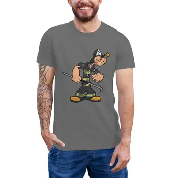 Popeye T Shirt Popeye T-Shirt Tiskanje Srčkan Tee Srajco S Kratkimi Rokavi Moški 100 Bombaž Prevelik Ulične Tshirt