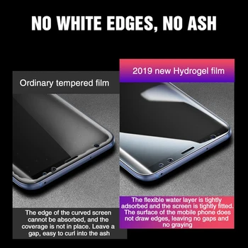200pcs Hydrogel Film Za Samsung Galaxy Note 10 Pro Opomba 9 8 Screen Protector Note10 Note9 Jasno, Polno Kritje TPU Film Ni Stekla