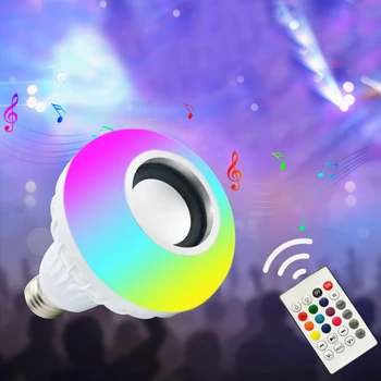 Bluetooth Glasbe Smart Žarnice Barva Spreminja, RGB LED Žarnice za Dom Trgovina Fazi