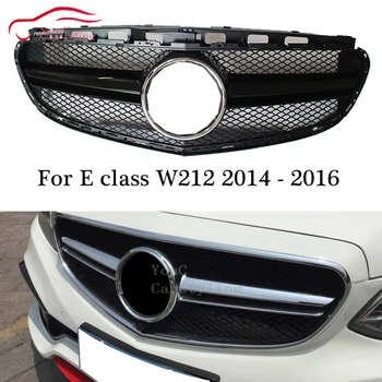 W212 AMG Rešetka Sprednji Odbijač Žar Očesa za Mercedes E razreda W212 4-vratni Sedan - 2016 E200 E250 E300 E350 E400 Črno Srebrna