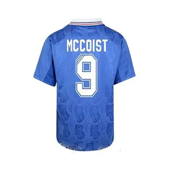 96 97 Glasgow Rangers Retro nogometni dresi GASCOIGNE LAUDRUP LAUDRUP MCCOIST letnik GASCOIGNE nogomet Srajce Uniforme