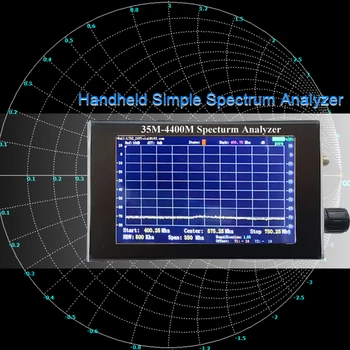 Analizator spektra 4.3 Palčni LCD-Zaslon 35 M;-4400M Strokovno Preprost Ročni Analizator Spektra Merjenje Interfonski Signal
