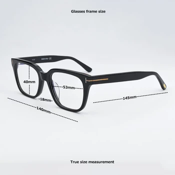 2020 blagovno Znamko očal okvir moških očala Retro moda recept kratkovidnost oči očala okvirji za moške okviri TF5477-B