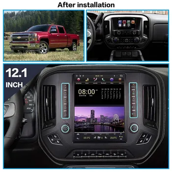 PX6 Multimedijski Predvajalnik, je Tesla Velik Zaslon Avto, GPS Navigacija Za GMC Yukon Chevrolet Tahoe Primestnih Android Radio, Auto Stereo Audio (Stereo zvok