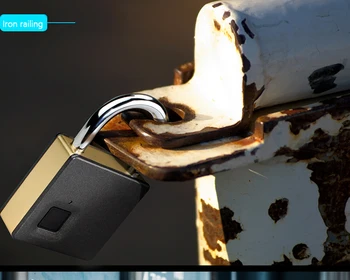 Fipilock Smart Lock brez ključa Prstnih Zaklepanje IP65 Vodotesen Anti-Theft Varnostno Ključavnico, Vrata Prtljage Primeru Zaklepanje s Ključem & Kabel