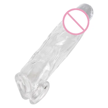 OLO Penis Rokav TPE Realističen Dildo Extender Reuseable Kondom Petelin Obroč Spolnih Igrač Za Moške Moški Foreskin Seks Odraslih Izdelki