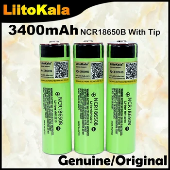 20PCS Liitokala Original NCR18650B 3,7 V 3400mah 18650 polnilna litij baterija Primerna za svetilko baterijo (Ni PCB)