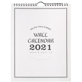 2021 Stenski Koledar Novo Leto Agende Načrtovalec Organizator Domači Pisarni Visi Vsak Dan Datum Urnik Papirja Opomba