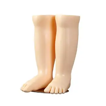 Debelo 22*12CM baby 2 barva Sijajna otroka noge manekenka Stopala čevlja Nogavica Zaslon z Bazo magnet obliži 2pc/veliko C769