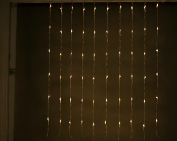 LED Slap Svetlobe Slap Svetlobe Zavesa Svetlobe, Poroka Bar Ozadju Počitnice Dekoracijo 3*3 M Tekočo Vodo Barvne Luči