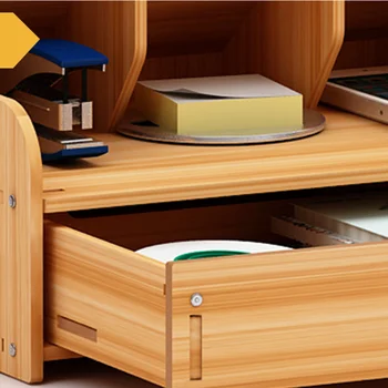 Lesene Svinčnik Imetnik Desk Multi-Razdeljen v Mirovanju Organizator Škatla za Shranjevanje Svinčnik Polica za Mizo Pisarna Šola Shranjevanje Primera