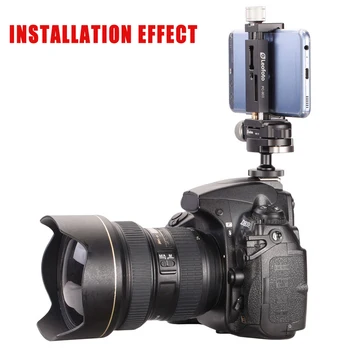 Nov Stativ Kamera Mini Ballhead MBC-18 MF Objemke 18 mm Ballhead (5 kg obremenitev) z Bliskavico Kamere Deli, dodatna Oprema
